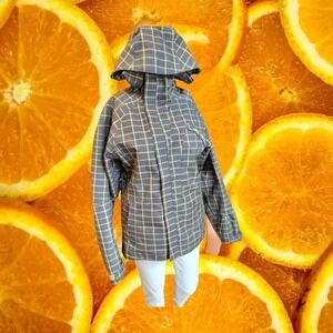 Helly Hansen Plaid Insulated Ski Snowboard Jacket Women Small Blue Yellow‎ HH
